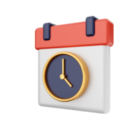 3d calendar icon illustration png