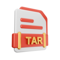 3d file TAR format icon png