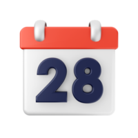 3d calendar event date day schedule icon illustration png