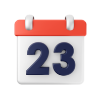 3d calendar event date day schedule icon illustration png