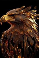 Fire eagle logo. photo