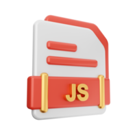 3d file JS format icon png