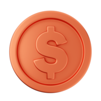 3d coin gold bronze silver icon png