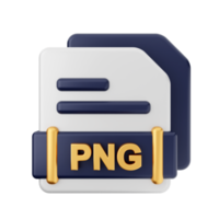 3d archivo png formato icono