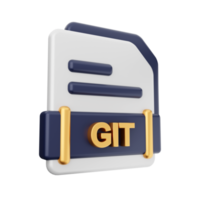 3d Datei git Format Symbol png