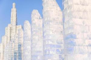 Harbin International Ice and Snow Sculpture Festival is an annual winter festival in Harbin, China. It is the world largest ice and snow festival. photo