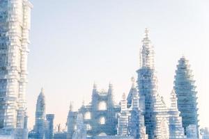 Harbin International Ice and Snow Sculpture Festival is an annual winter festival in Harbin, China. It is the world largest ice and snow festival. photo