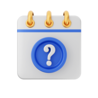 3d calendar icon png