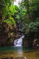 Beautiful waterfall at Namtok phlio National Park chanthaburi thailand photo