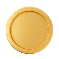 3d moneda oro bronce plata icono png