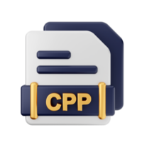 3d file CPP format icon png