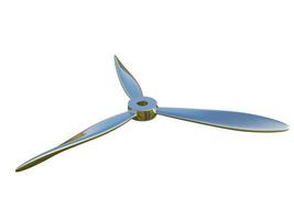 Realistic modern propeller. 3d render. photo