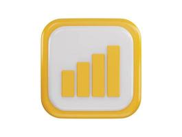 business grow bar chart icon illustration transparent element vector