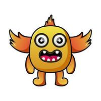 cute vector monster winged illustration monster design