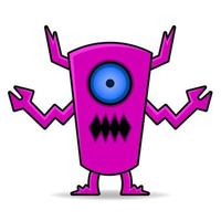 Cute robot mascot design kawaii vector