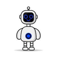 vector robot design mascot kawaii