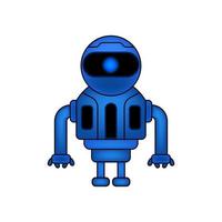 illustration vector robot design happy kawaii