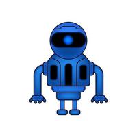 illustration vector robot design happy kawaii