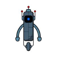 modern vector illustration robot design