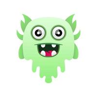 cute monster colorful vector design mascot