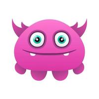 cute vector illustration monster design