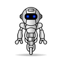 vector robot design mascot kawaii