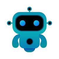 cute robot colorful vector design mascot