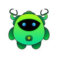 modern vector illustration robot design