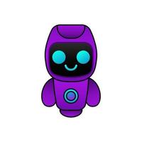 happy illustration robot design kawaii vector