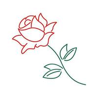 Rose icon design vector