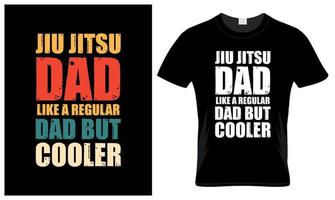 jiu jitsu papá amante del padre día Clásico camiseta diseño vector