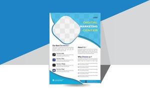 Business flyer design template for business presentation and creative business vector