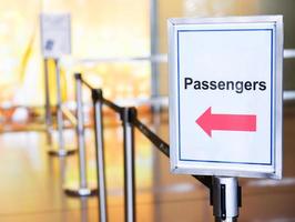 Passenger sign in transportation public photo