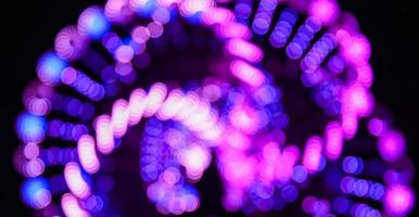 Abstract circular bokeh background photo