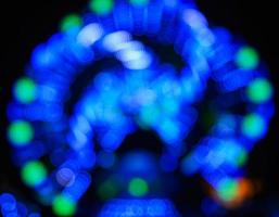 Abstract circular bokeh background photo