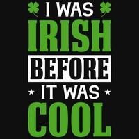 irlandesa Bebiendo irlandesa niña irlandesa calle Patricio día camiseta diseño vector