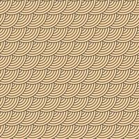 Modern vector pattern in Japanese style. Geometric black patterns on a gold background, circles in the sand. Modern illustrations for wallpapers, flyers, covers, banners, minimalistic ornaments