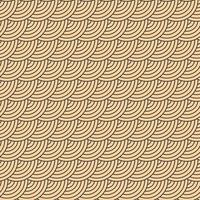 Modern vector pattern in Japanese style. Geometric black patterns on a gold background, circles in the sand. Modern illustrations for wallpapers, flyers, covers, banners, minimalistic ornaments