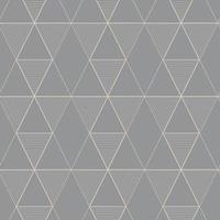 Modern vector seamless illustration. Geometric pattern on a gray background. Ornamental pattern for flyers, typography, wallpapers, backgrounds