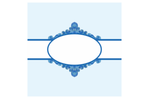 Platz Hintergrund mit Blau Wasser Welle Ornament Design png