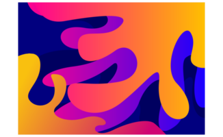 abstrait liquide avec gradation Couleur Contexte png