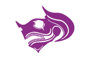 Purple Dragon Skull Ornament Tattoo png