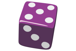 spel gereedschap - Purper Dobbelsteen png