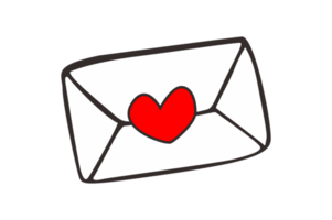 Valentine Day - Love Letter Envelope png