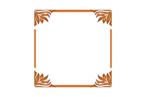 Fire Ornament Border Design png