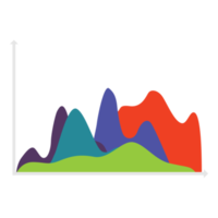 Colorful Business graph png