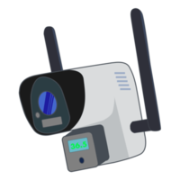 cctv oder Thermal- Kamera und Fieber Screening. Hi-Technologie zu überprüfen. png