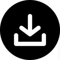 down arrow icon vector for any purposes