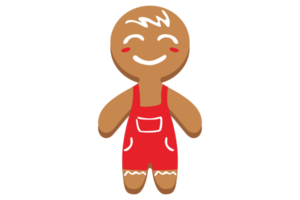 Navidad - pan de jengibre sonriente masculino personas conformado png