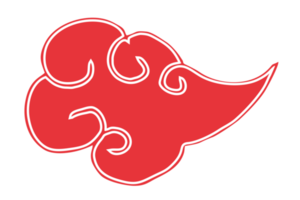rood wolk ornament png